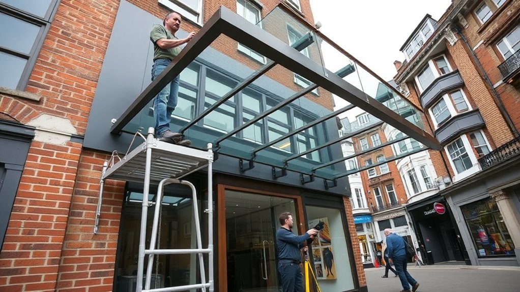 Shopfront Canopy Camden Town